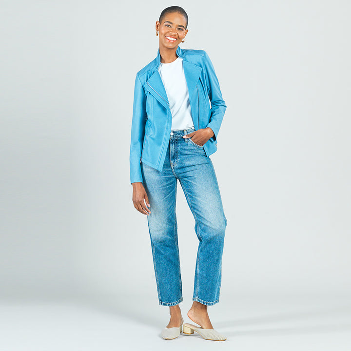Liquid Leather&trade; Signature Jacket - Sky Blue