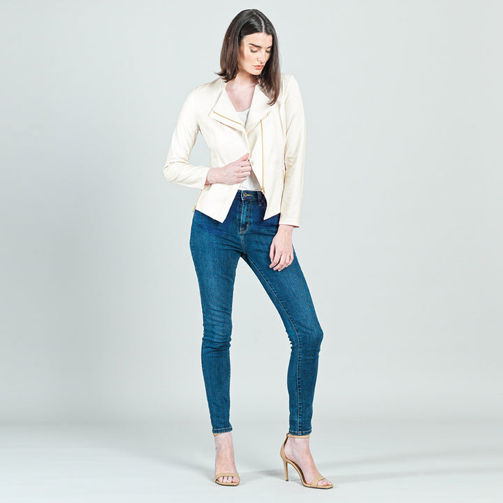 Liquid Leather&trade; Signature Jacket - Ivory