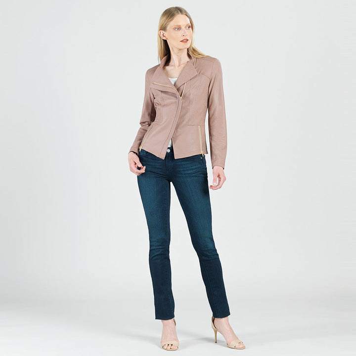 Liquid Leather&trade; Signature Jacket - Taupe