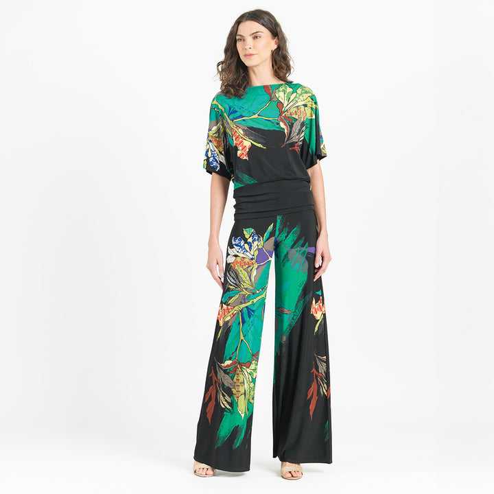 Dolman Half Sleeve Top - Bonsai Garden