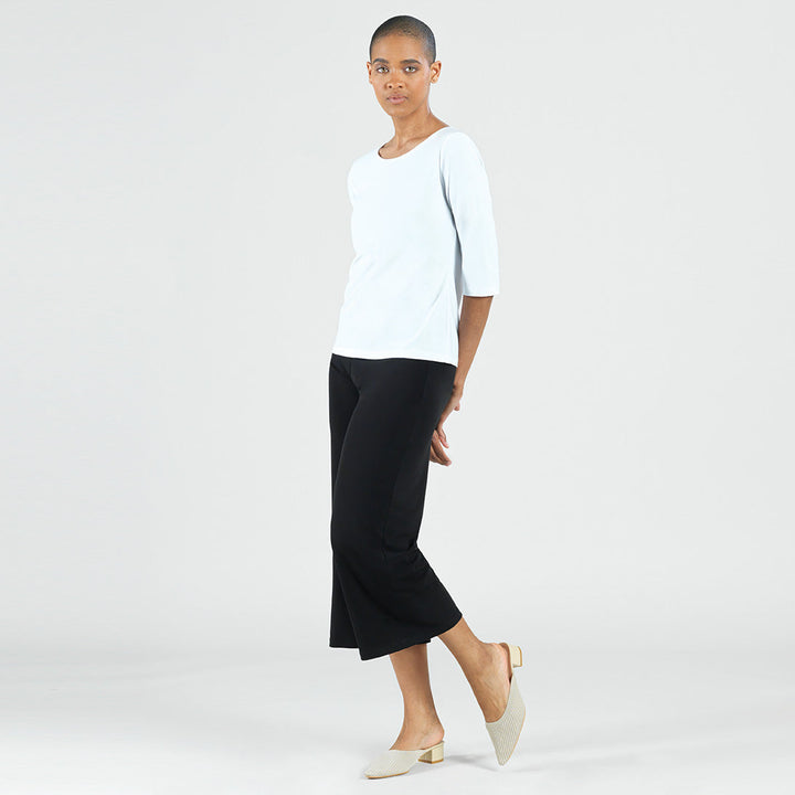 Scoop Neck Half Sleeve Top - 4 Colors